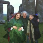 Daisy with us at Stonehenge